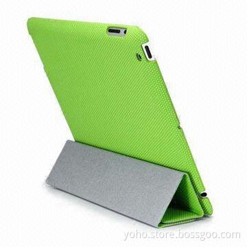 Ultra-thin PC Case with Smart Cover for New iPad, Available in Green color